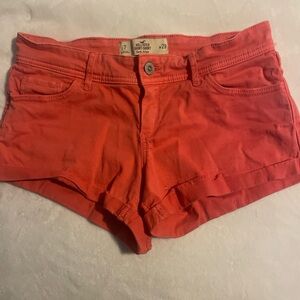 Hollister Women's Vibrant Coral Jean Shorts